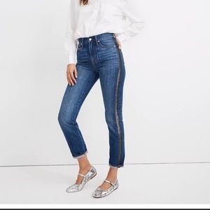 Madewell Perfect Vintage Tuxedo Stripe Jean